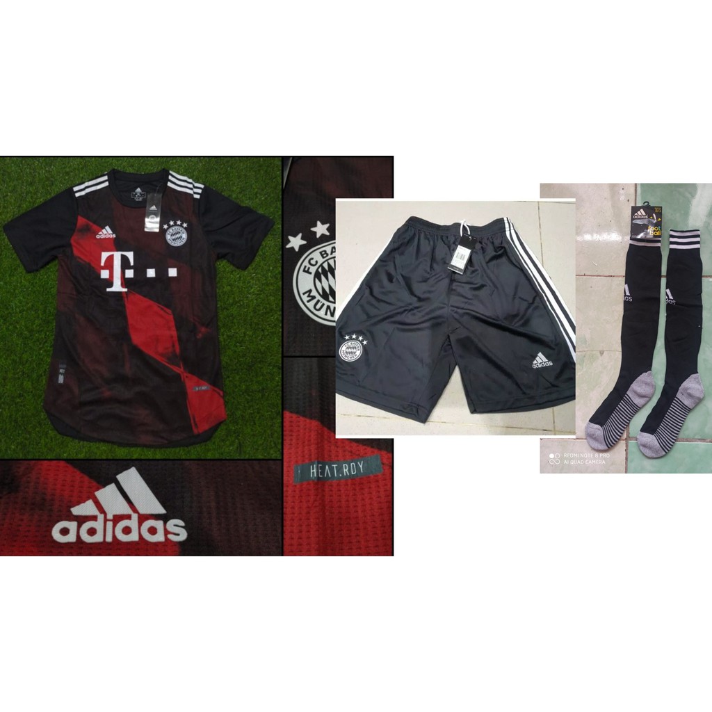 Hitam Jersey Bayern Munchen Rd Heat Dry Player Issue Climachill Adizero Black