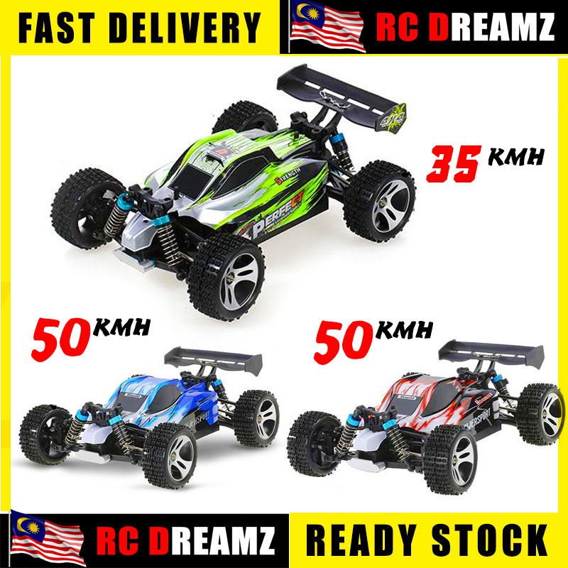 WLToys RC Buggy A959 & A959 A 35 kmh 50kmh 1/18 High Speed rc car