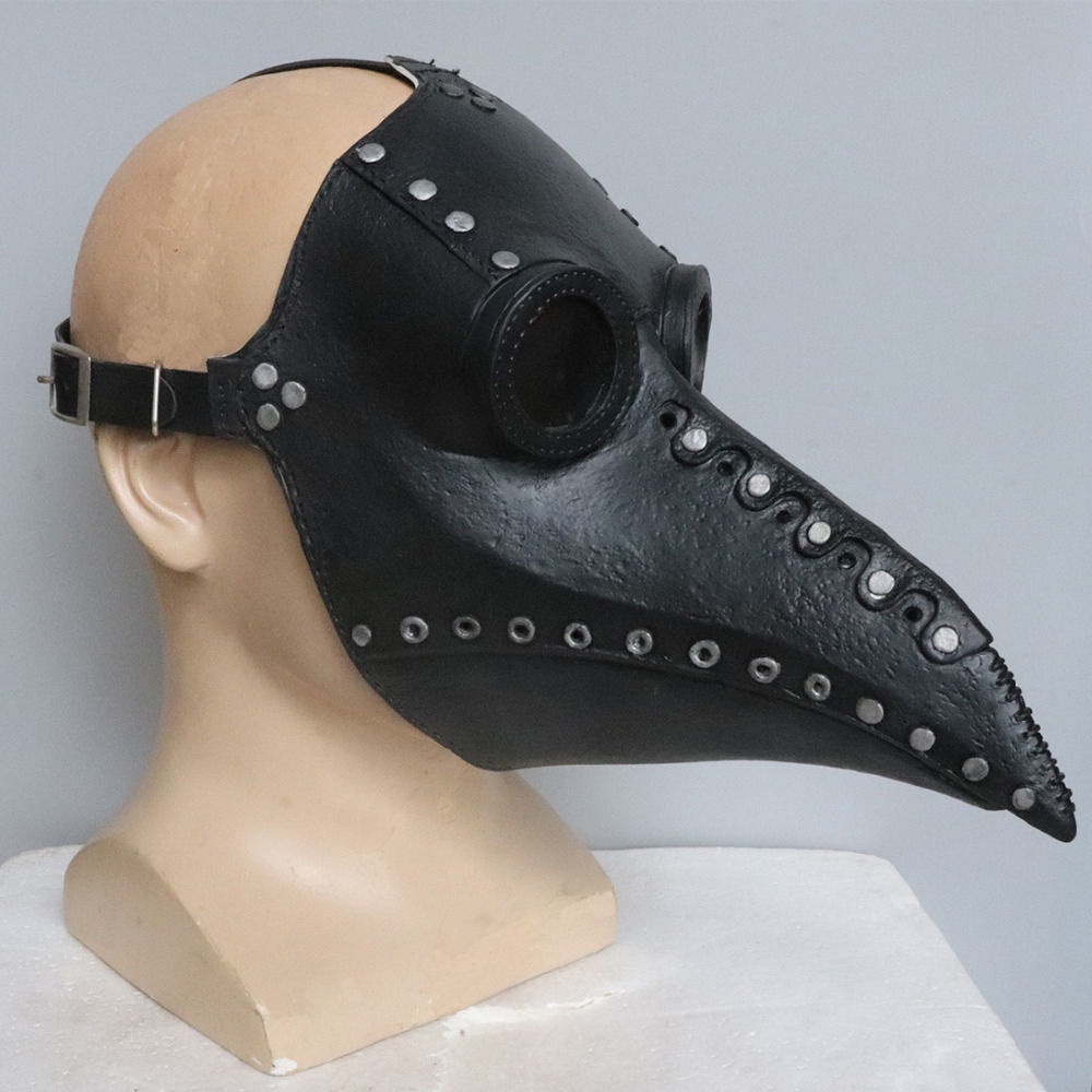 Halloween Mask Steam Beak Party Mask Crow Play Horror Cos Plague Doctor