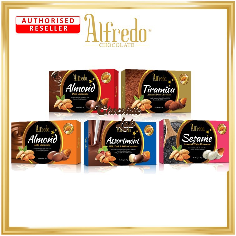 Alfredo Chocolate Almond Milk/Almond Dark/Sesame White/Assortment MWD