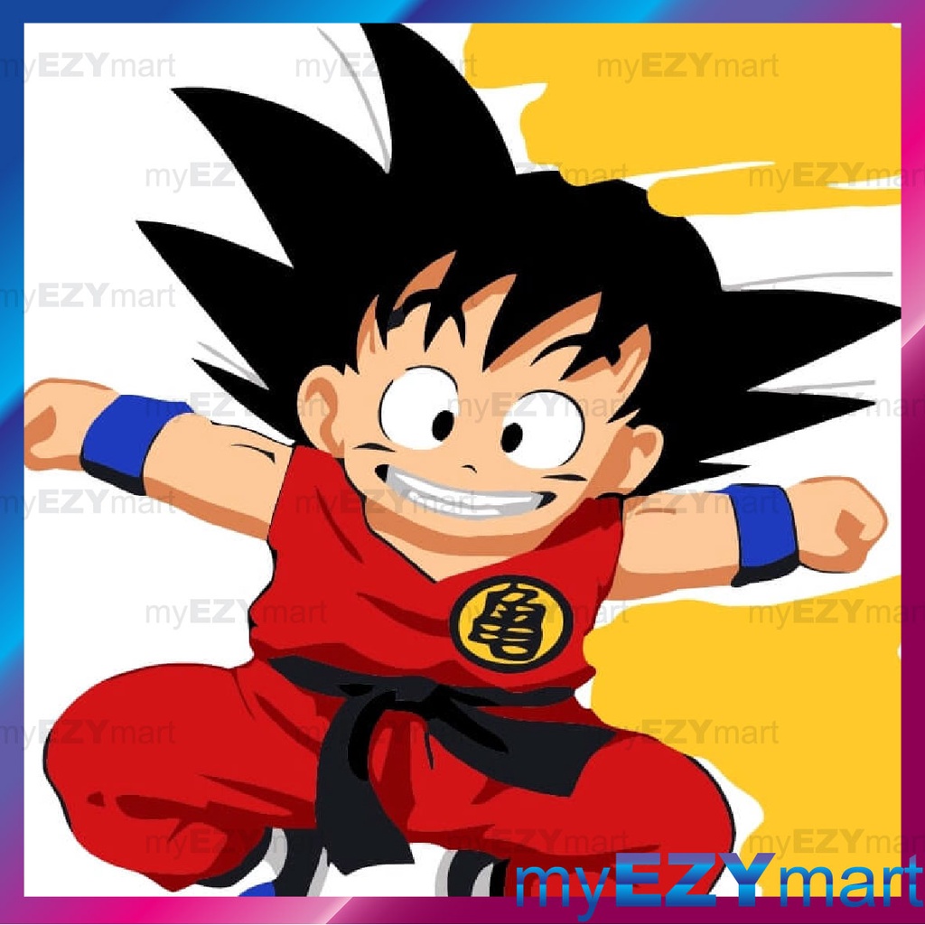 DIY Digital Oil Painting Paint By Numbers On Dragon Ball Series ...