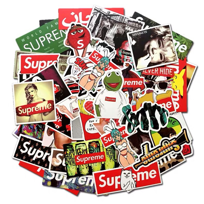 Authentic Supreme Stickers deals 50x