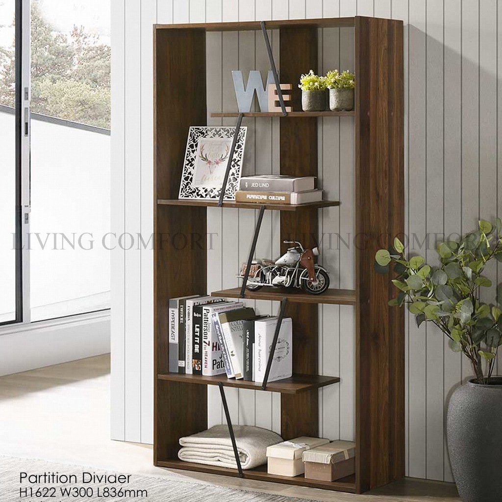 CHEVRON Geometric Bookcase / Living Room Partition / Divider / Book ...