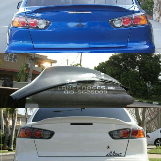 Mitsubishi Lancer GT Inspira Evo X Ducktail Spoiler Good Quality