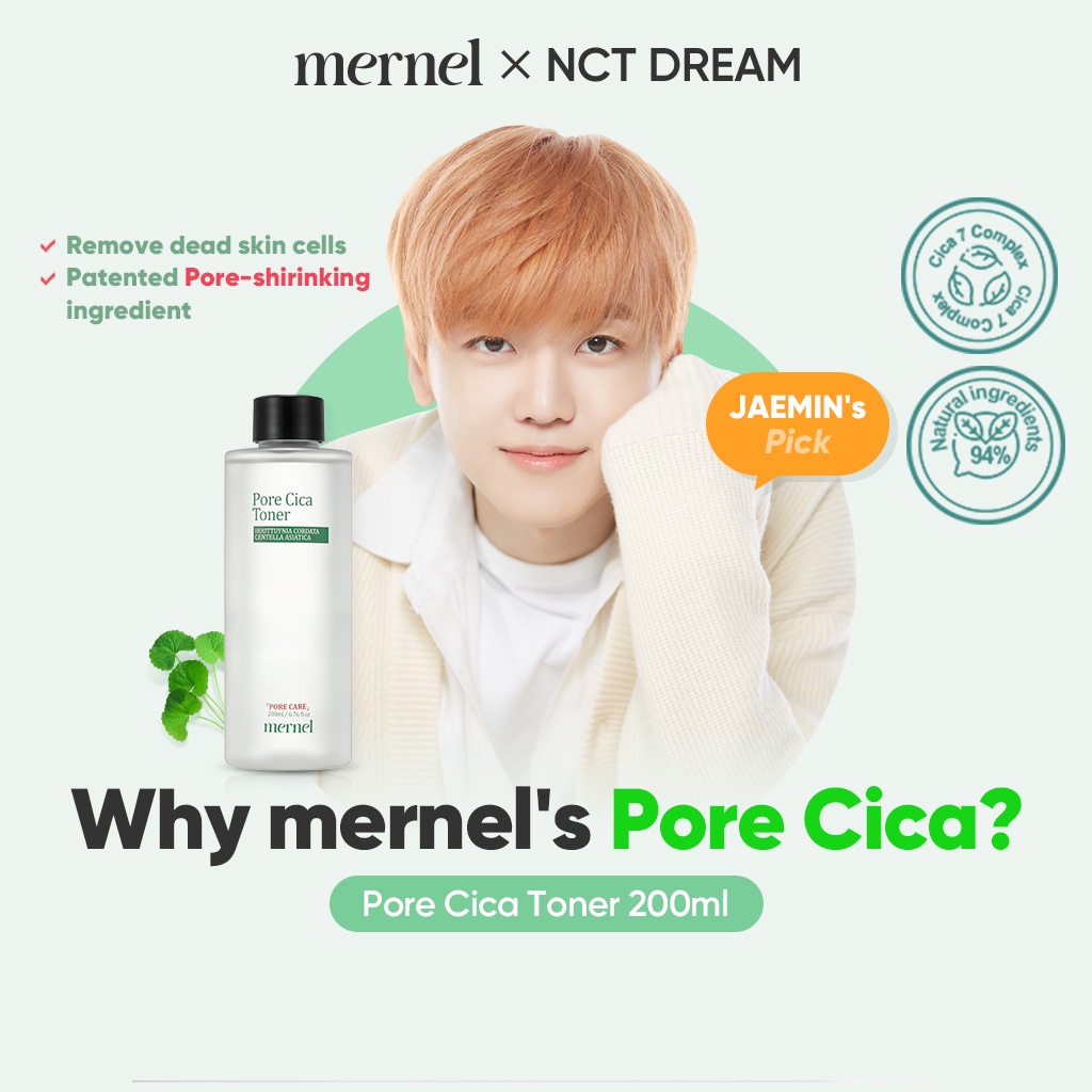 [NCT DREAM’s PICK] mernel Pore Cica Toner 200ml | Shopee Malaysia