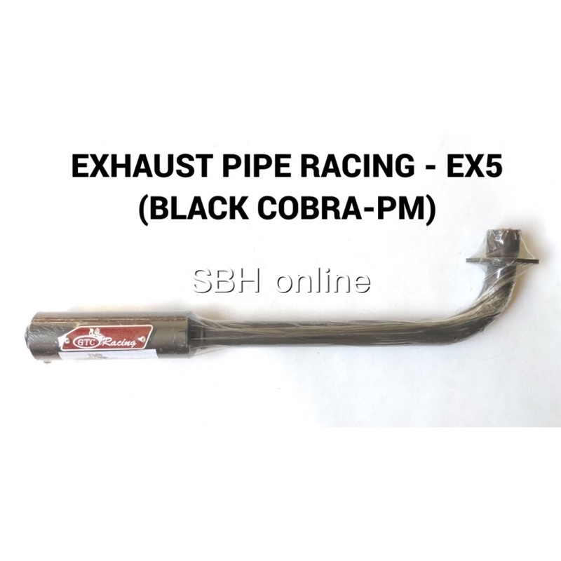 EX5 EXHAUST PIPE RACING ##EXHAUST RACING ##PIPE HITAM ##PIPE MERDEKA ...