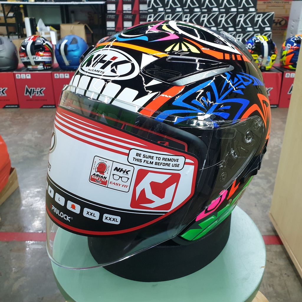 NHK Helmet R1 v2.0 Remi #2 (Dark Blue RM Glossy) | Shopee Malaysia