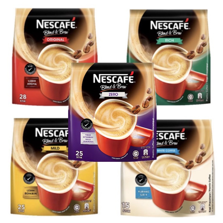 PRE ORDER Nescafe Blend Brew Coffee 3IN1 Instant Coffee (Nescafe