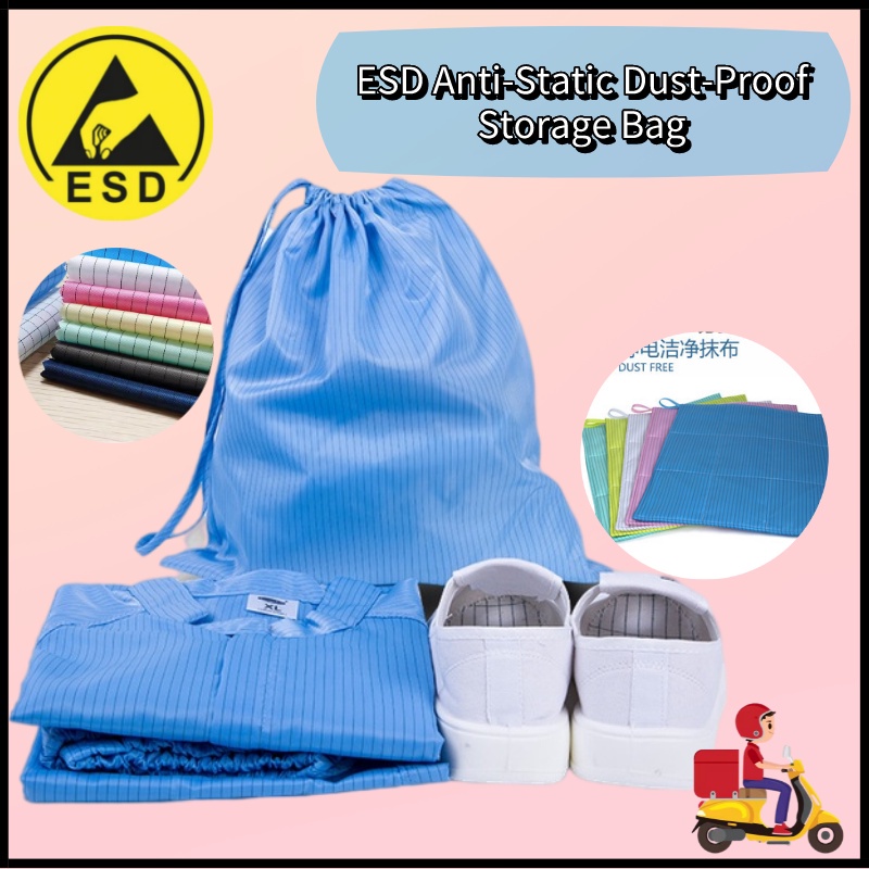 ESD Bag Anti Static Dust-Free Workshop Storage Bag Dust-Proof Bag ...
