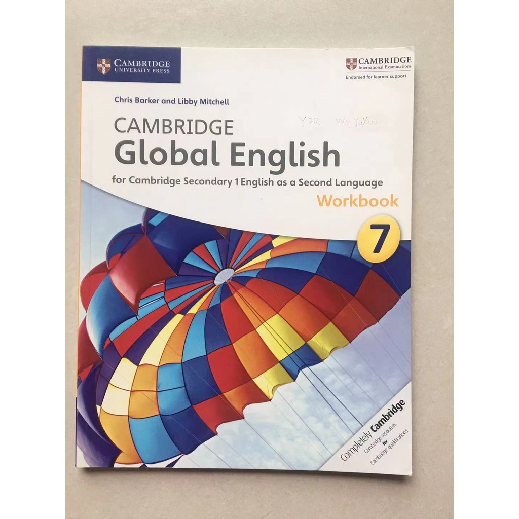 9.9new 2nd hand Cambridge Global English Stage 7 Workbook ISBN