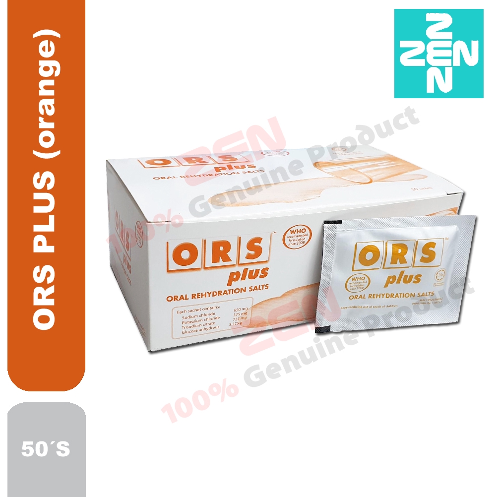 Ors Plus Oral Rehydration Salts 50´s Shopee Malaysia 0347