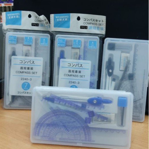 WENMING COMPASS GEOMENTRY SET 2240-3 (7 PCS) | Shopee Malaysia