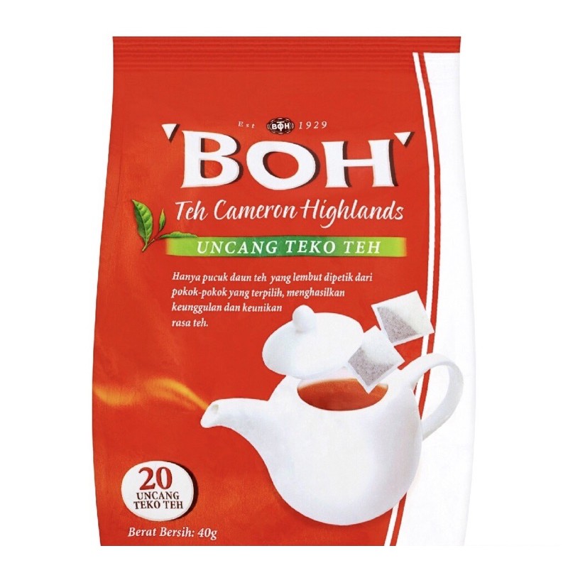 BOH Cameron Highlands Tea (2g X 20 Potbags) | Shopee Malaysia