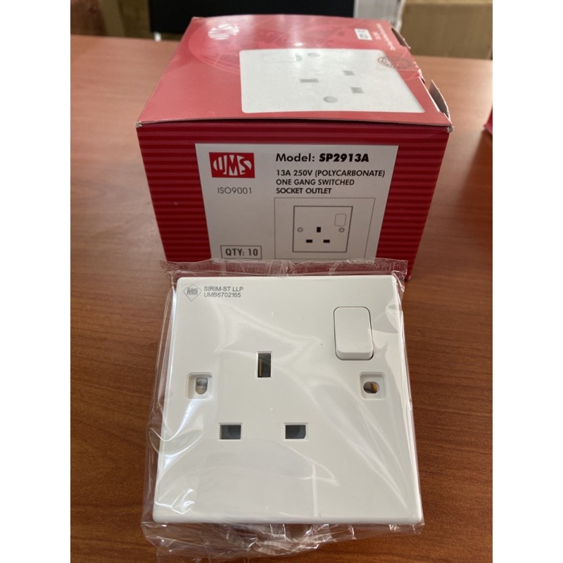 UMS 2913 /1213 13AMP SWITCH SOCKET SIRIM | Shopee Malaysia