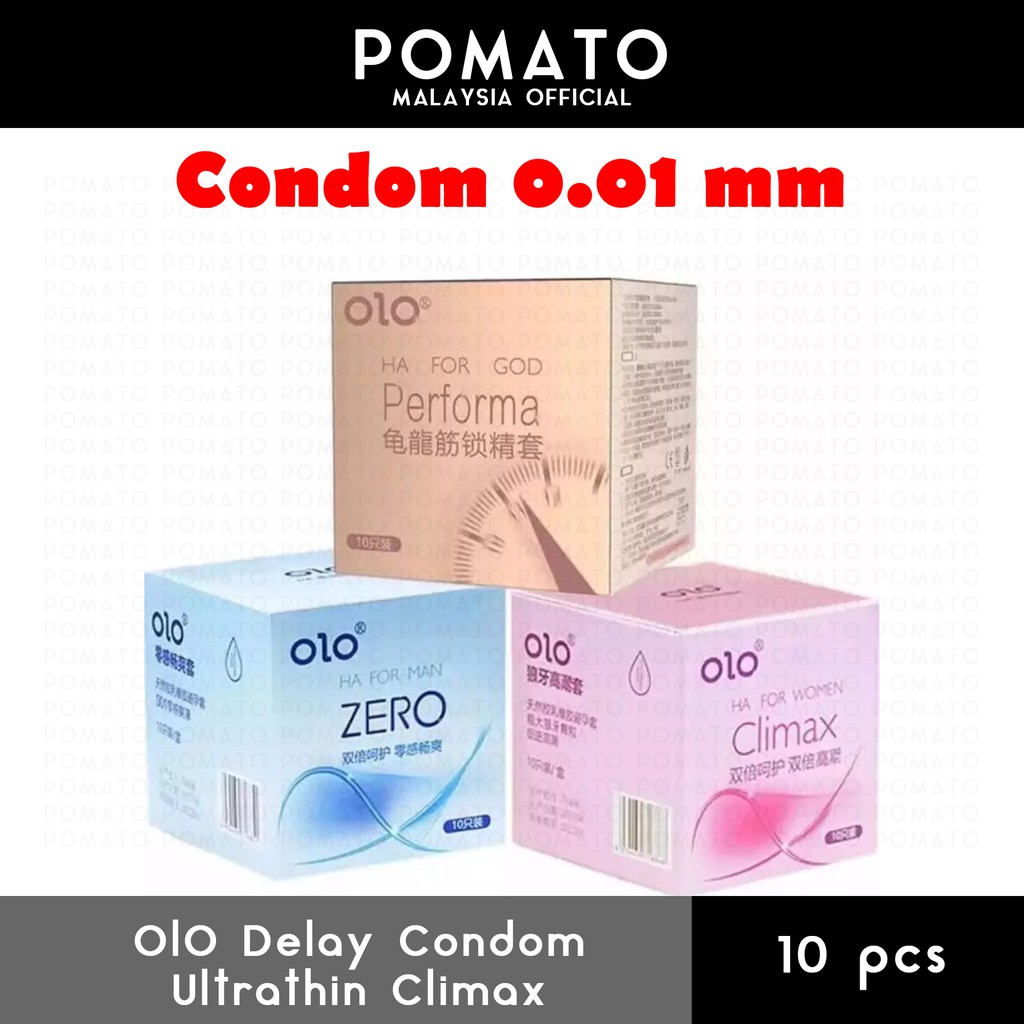 Olo Performa Zero Climax Hyaluronic Time Delay Extra Lubricated Condom Shopee Malaysia 0345