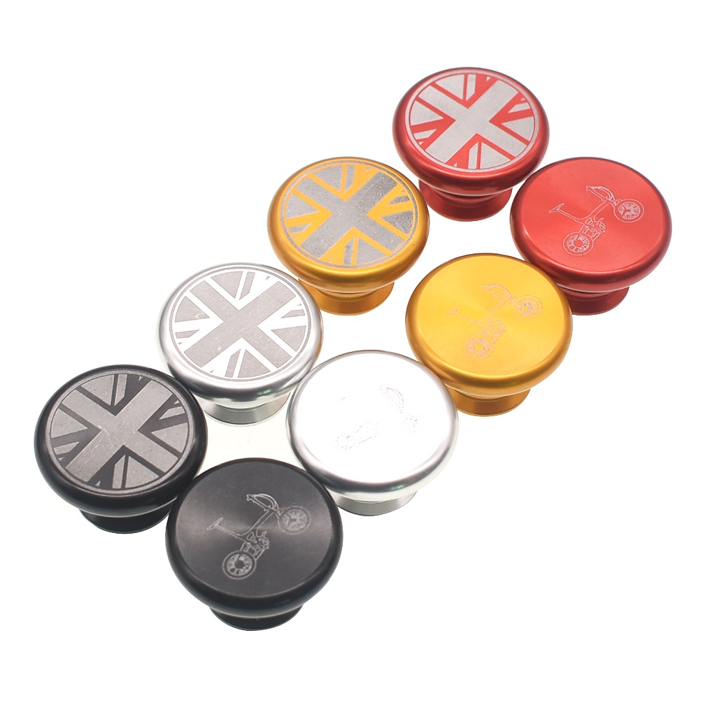 TWTOPSE Bicycle Handle Bar Grip End Cap Plugs For Brompton Birdy 3SIXTY ...
