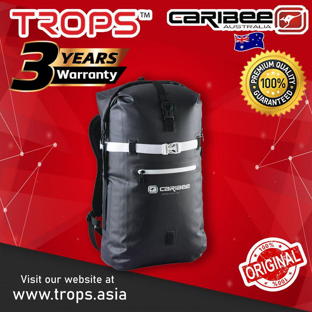 AUS Imported CARIBEE Trident 32L 100 Waterproof Main Backpack Dry Bag Beg Begpack for Outdoor Travel Spor Shopee Malaysia