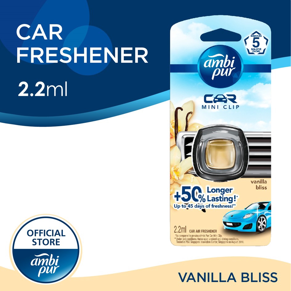 Aroma Car Air Freshener Mini Wood Vanilla, 2 ml : : Automotive
