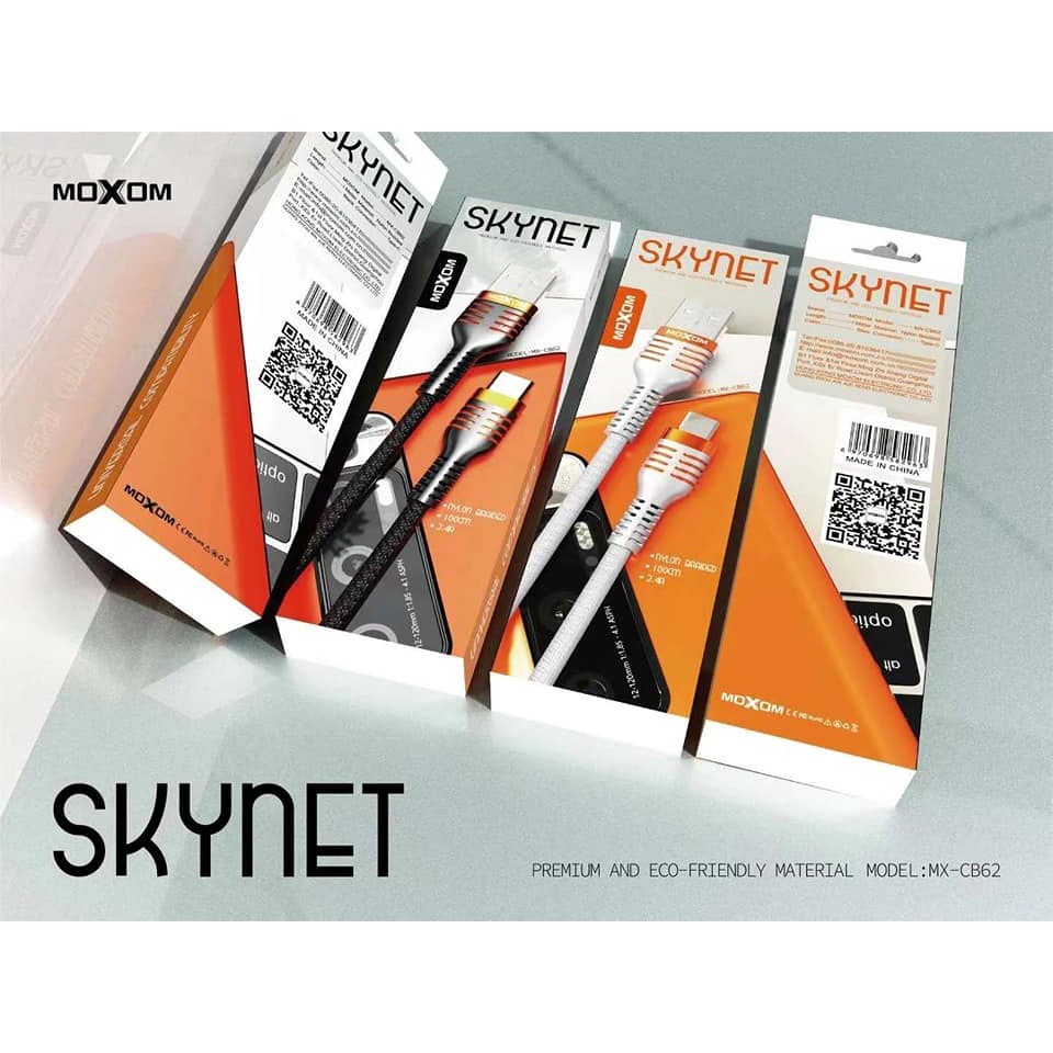 MOXOM MX-CB62 1 METER 2.4A FAST CHARGING DATA CABLE | Shopee Malaysia
