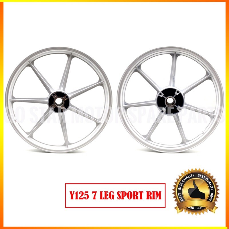 YAMAHA Y125 Y125Z Y125ZR Y 125 SPORT RIM SPORTRIM 7 LEG 7 SPOKE 7 ...