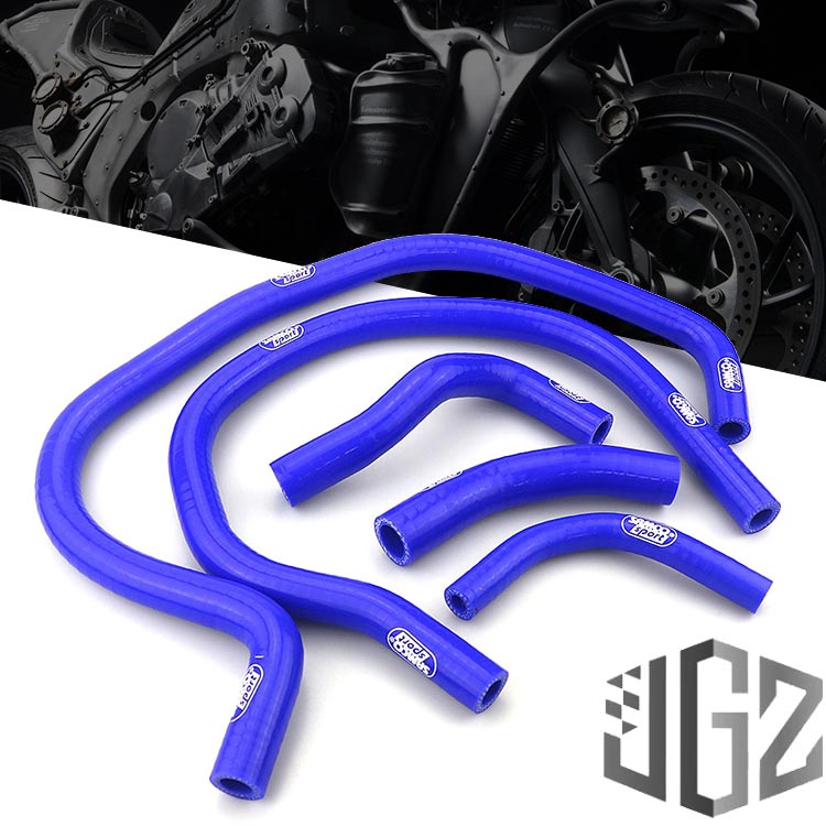 Motorcycle SAMCO SPORT Radiator Silicone Coolant Hose Water Pipe Kit ...