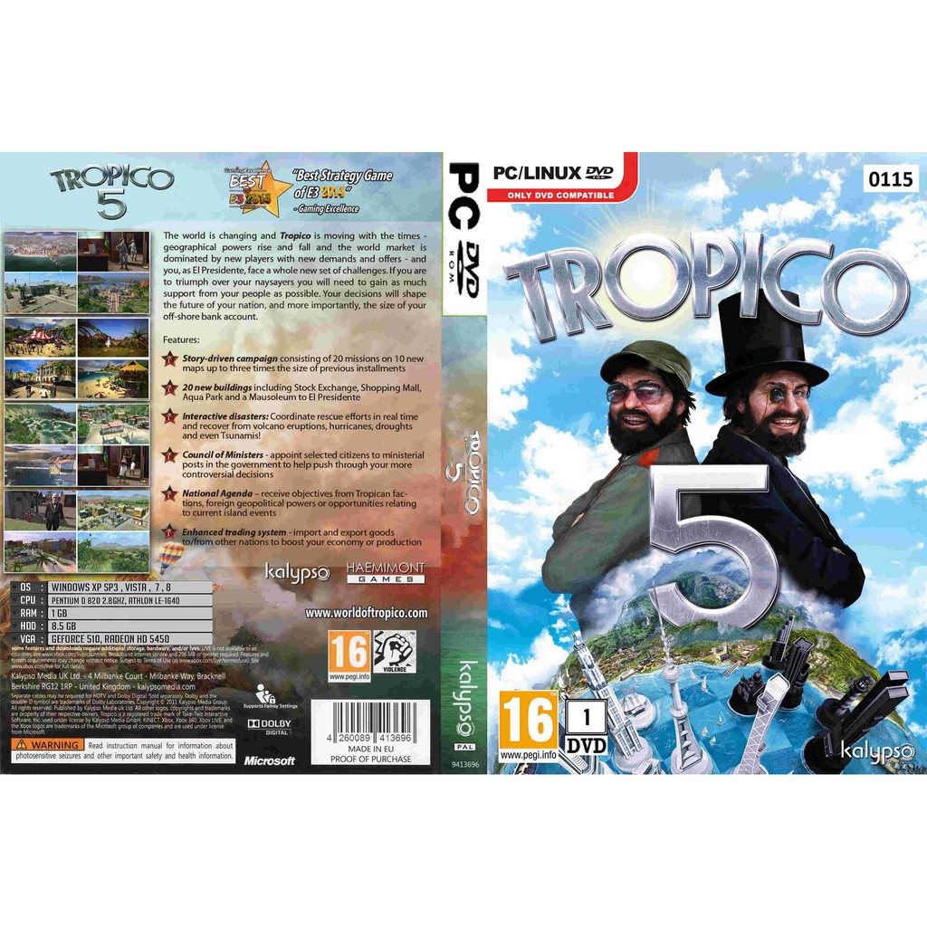 Tropico 5 - Complete Collection Pour PC, Version Française - Neuf Sous Blister