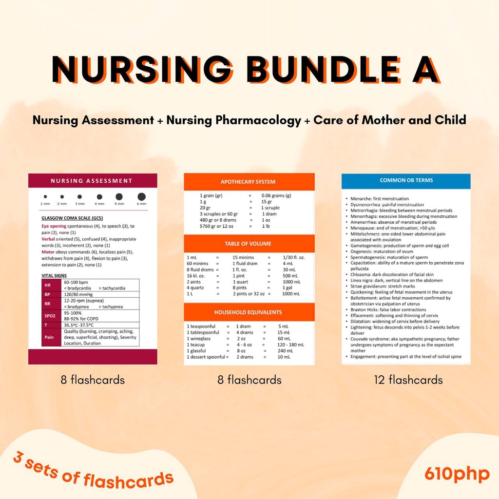 Nursing must know flashcards + Anatomy must know flashcards + First aid ...