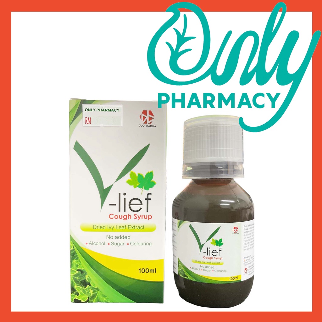 V Lief Cough Syrup Dried Ivy Leaf Extract Ml Shopee Malaysia