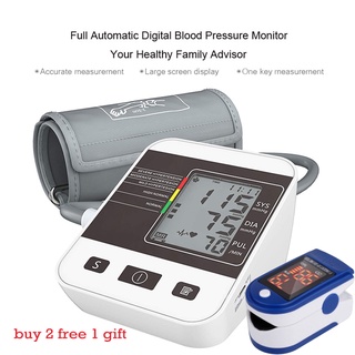 Blood Pressure Monitor for Home Use with Large LCD Display,Annsky Digital  Upper Arm Automatic Measure Blood Pressure and Heart Rate Pulse,2 Sets of