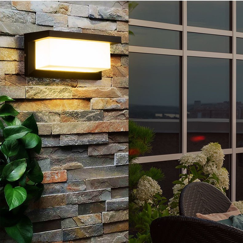 Outdoor Wall Light Lampu Dinding Kalis Air Lampu Effect Waterproof LED ...