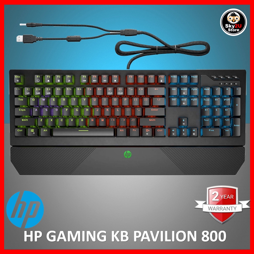 HP Pavilion RGB Gaming Keyboard 800 | Shopee Malaysia