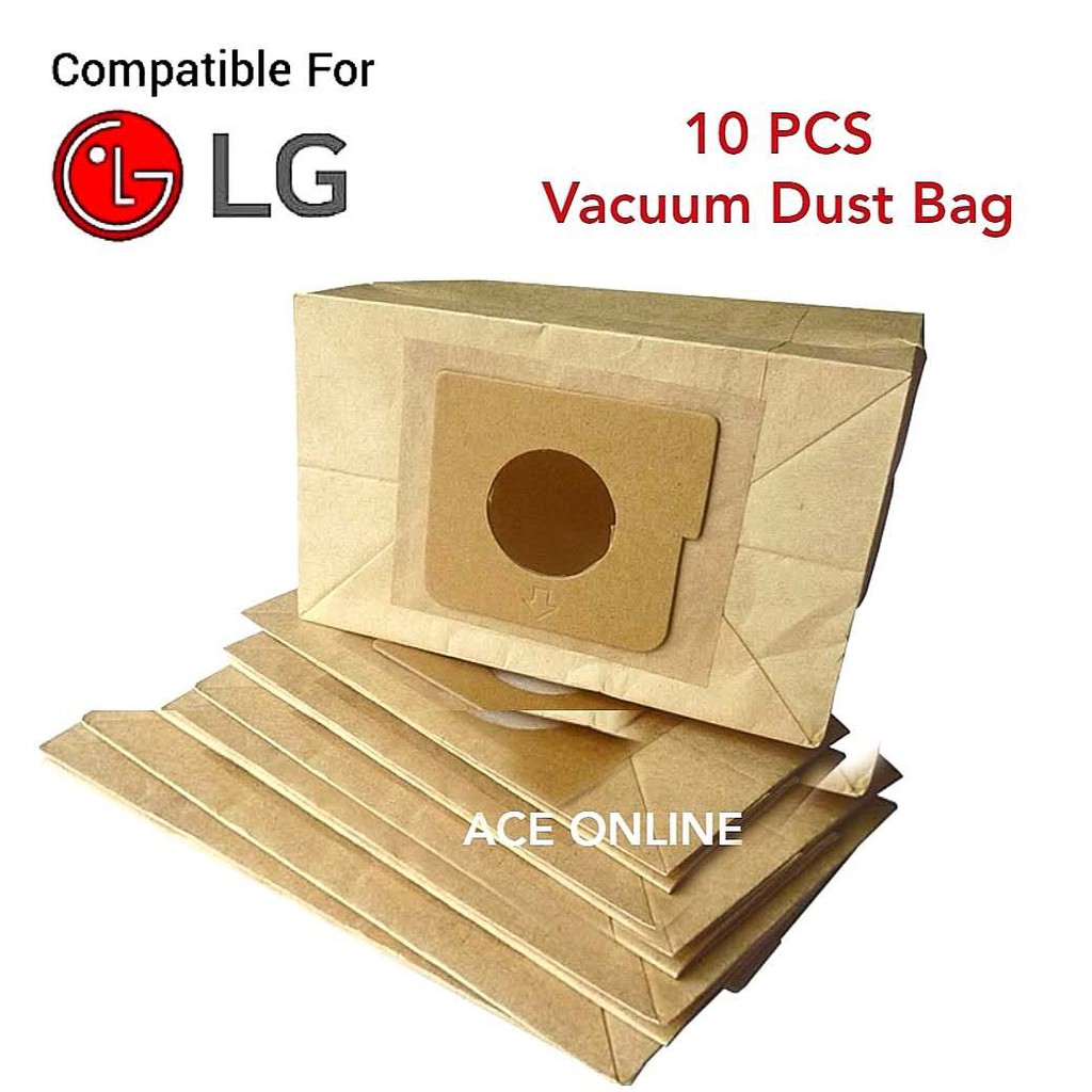 10 Pcs LG Vacuum Cleaner Dust Bag for V 743RH V 2800RH V 2800RB V