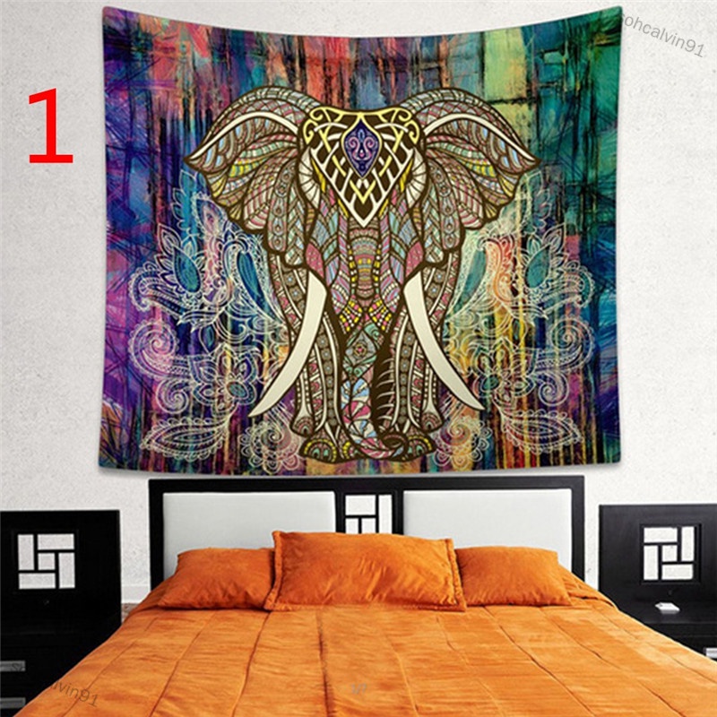 sohcalvin91 Indian Decor Mandala Tapestry Wall Hanging Hippie Throw ...