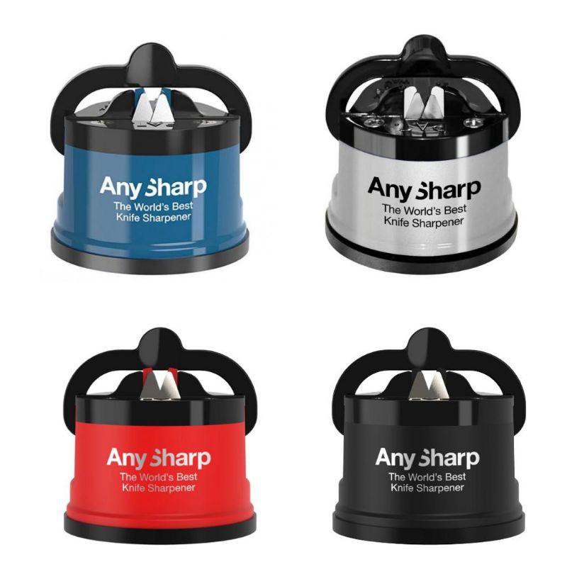 AnySharp Global World's Best Knife Suction Sharpener, Pro Metal GENUINE