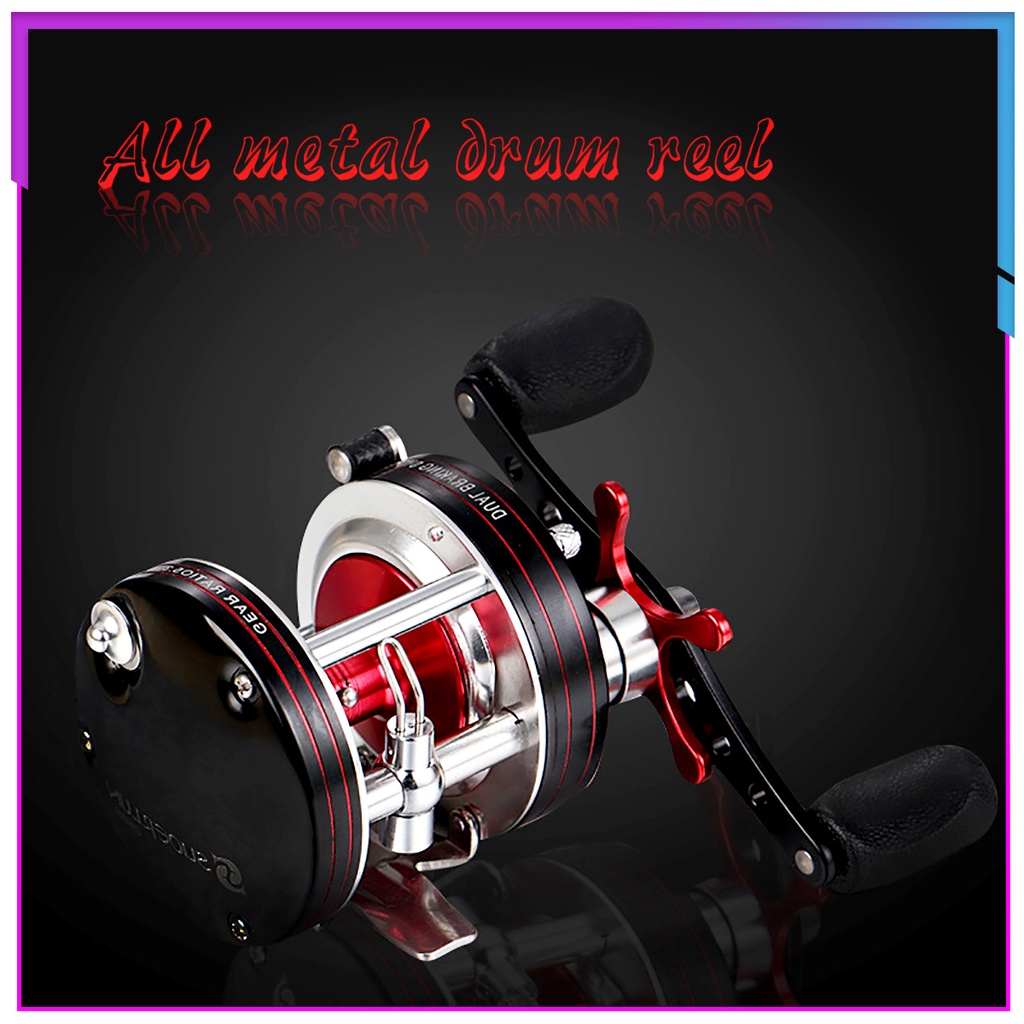 NYA】5.2:1 Max drag 12kg All metal Fishing reel Deepwater Spinning reel Drum  style Reel Left/Right casting reel jigging reel