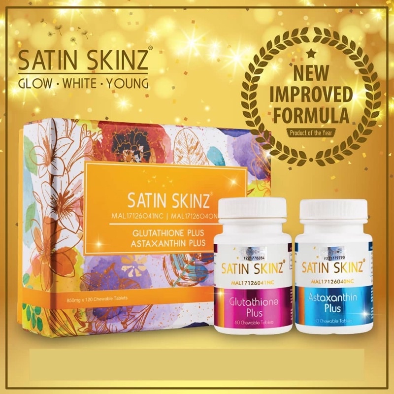 ORIGINAL HQ] SATIN SKINZ GLUTATABS | Shopee Malaysia