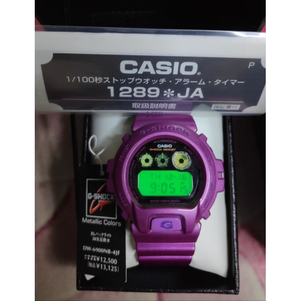 Gshock DW6900 NB4 1289 japan set Shopee Malaysia