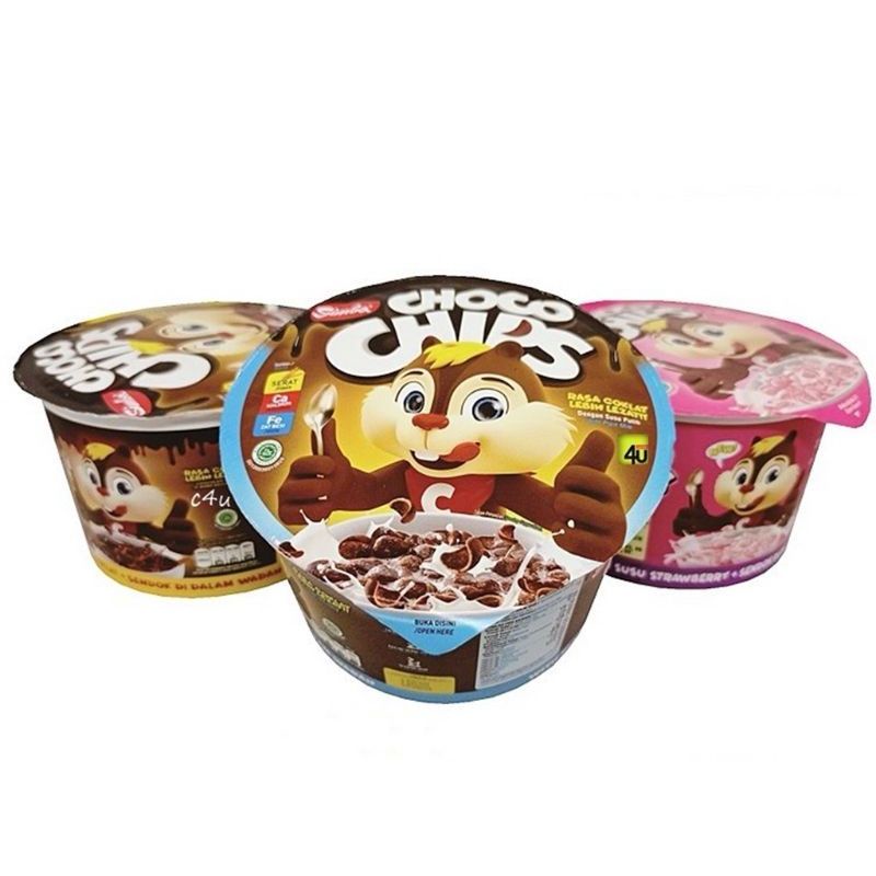 Simba Choco Chips Cereal With Milk (34g/Cup) | Shopee Malaysia