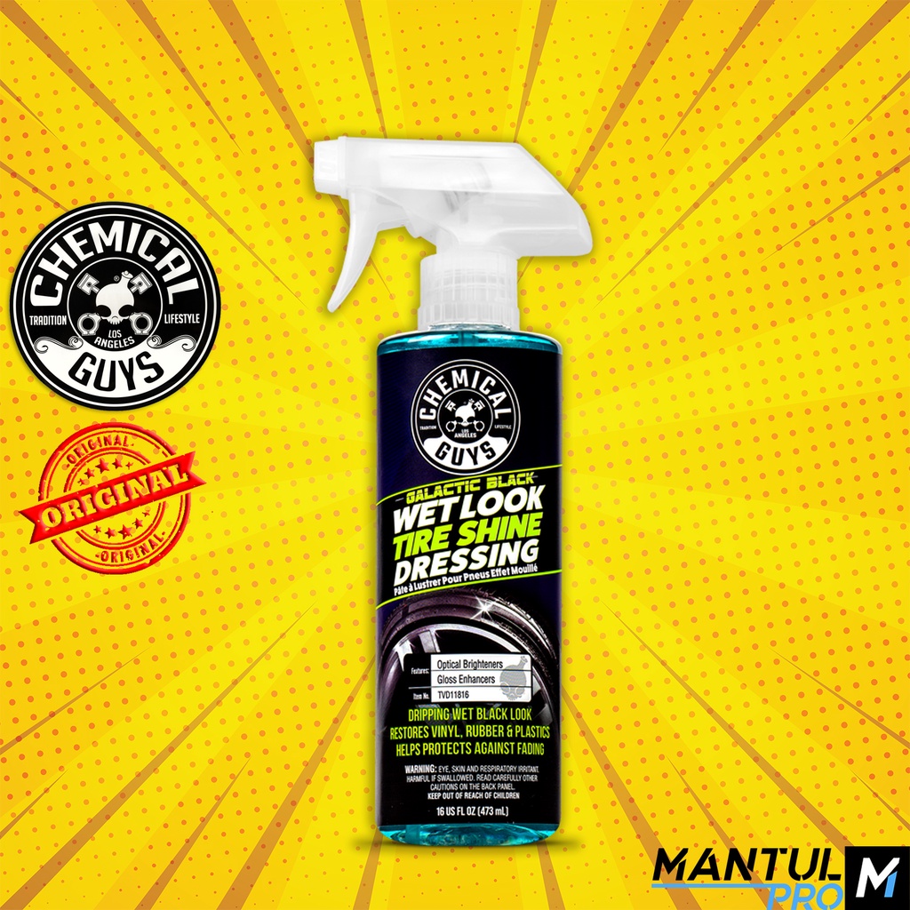 Chemical Guys Galactic Black Wet Look Tire Shine Dressing, 16 oz | Shopee  Malaysia