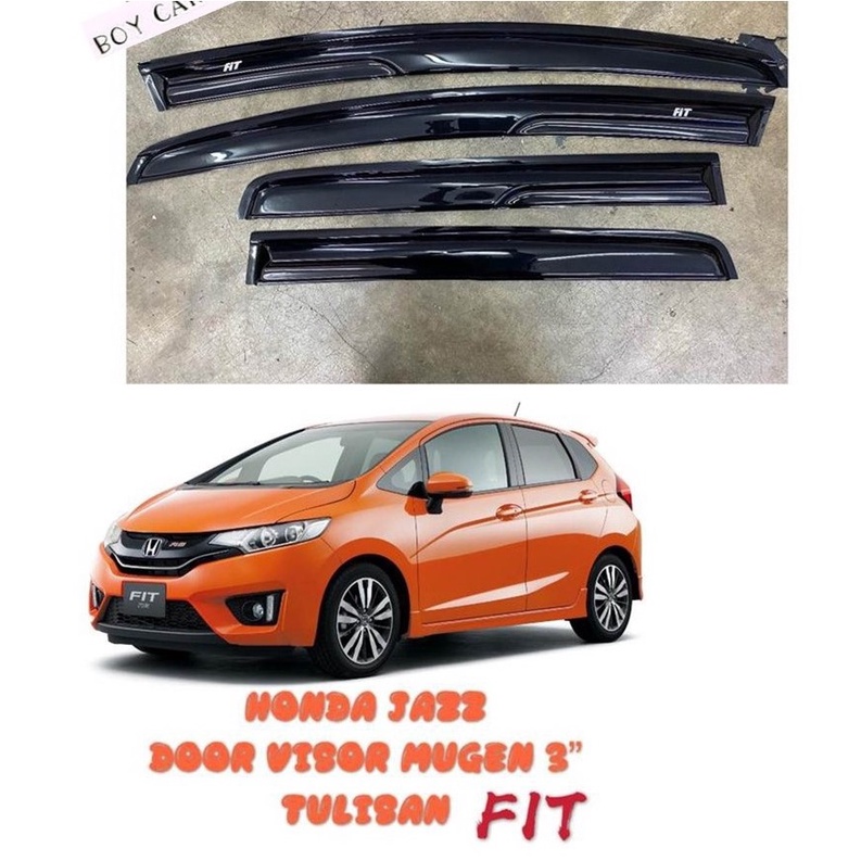 HONDA JAZZ DOOR VISOR MUGEN 3 INCH (TULISAN jazz) Shopee Malaysia