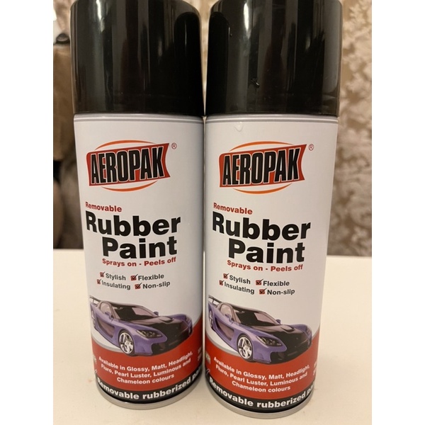 Aeropak Rubber Paint Matt Black Viral (price Per Unit) | Shopee Malaysia