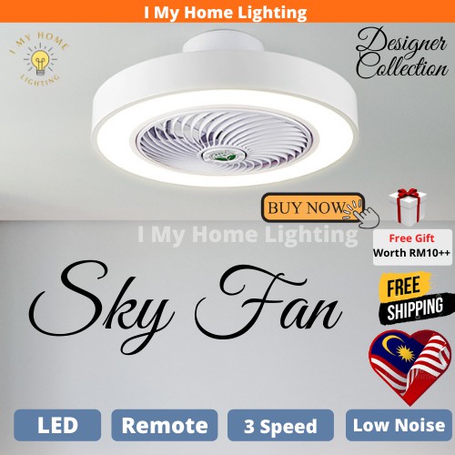 SKY Fan Ceiling Auto Fan 360 Oscillation with Remote Control with Light ...