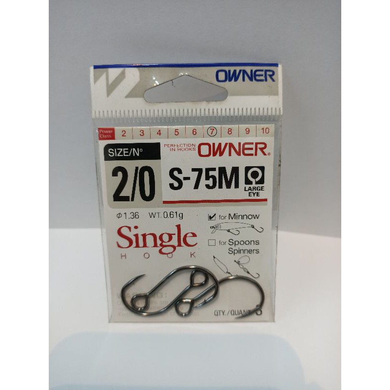 Owner S-75M Single Hook