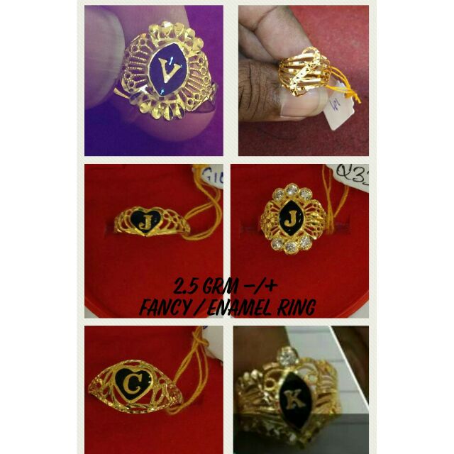 916 GOLD RING 2.5grm Shopee Malaysia