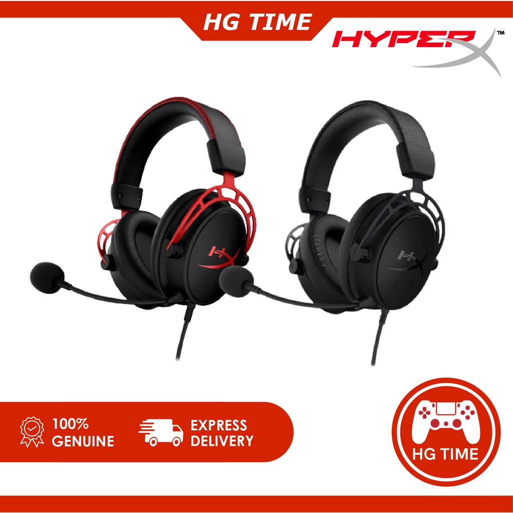 HyperX Cloud Alpha Gaming Headset Black/Red HXHSCABK/WW/HXHSCARD