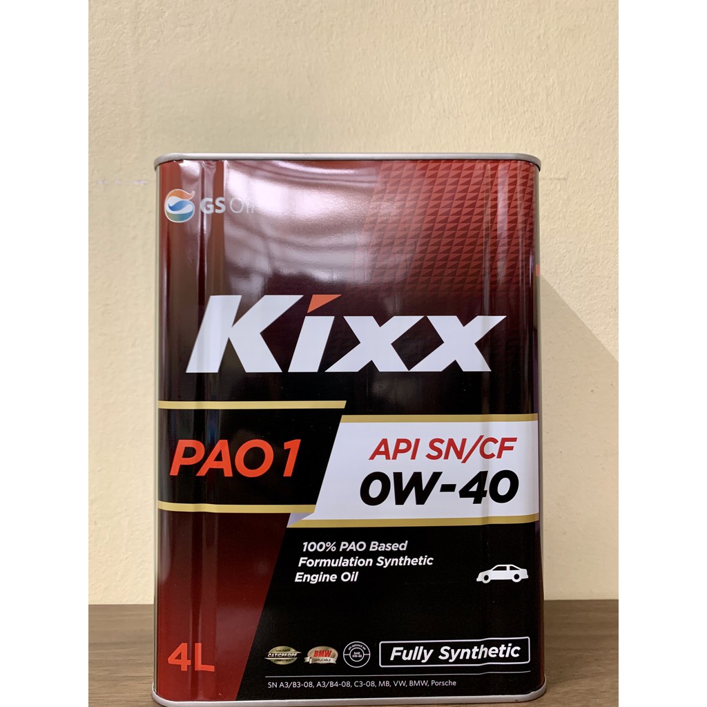 Kixx G1 0W40 Fully Synthetic (Lubricant) | Shopee Malaysia