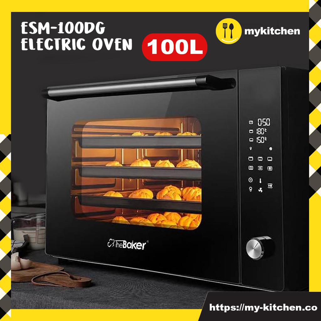 [MY KITCHEN] The Baker 100L Electric Oven ESM100G Digital Touch Screen