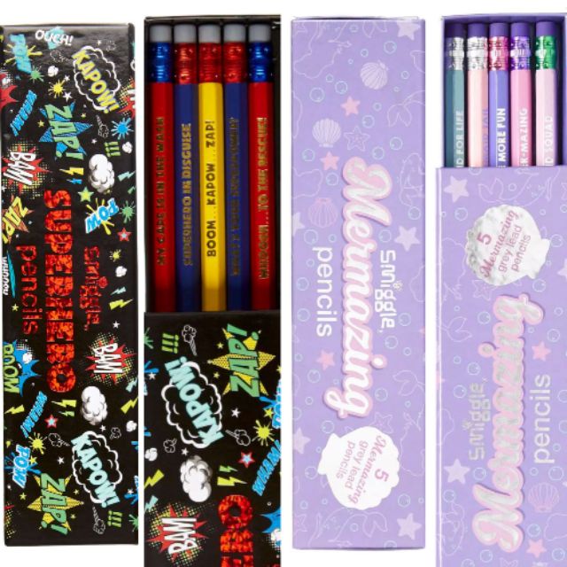 Smiggle Pencil pack (5pc) | Shopee Malaysia