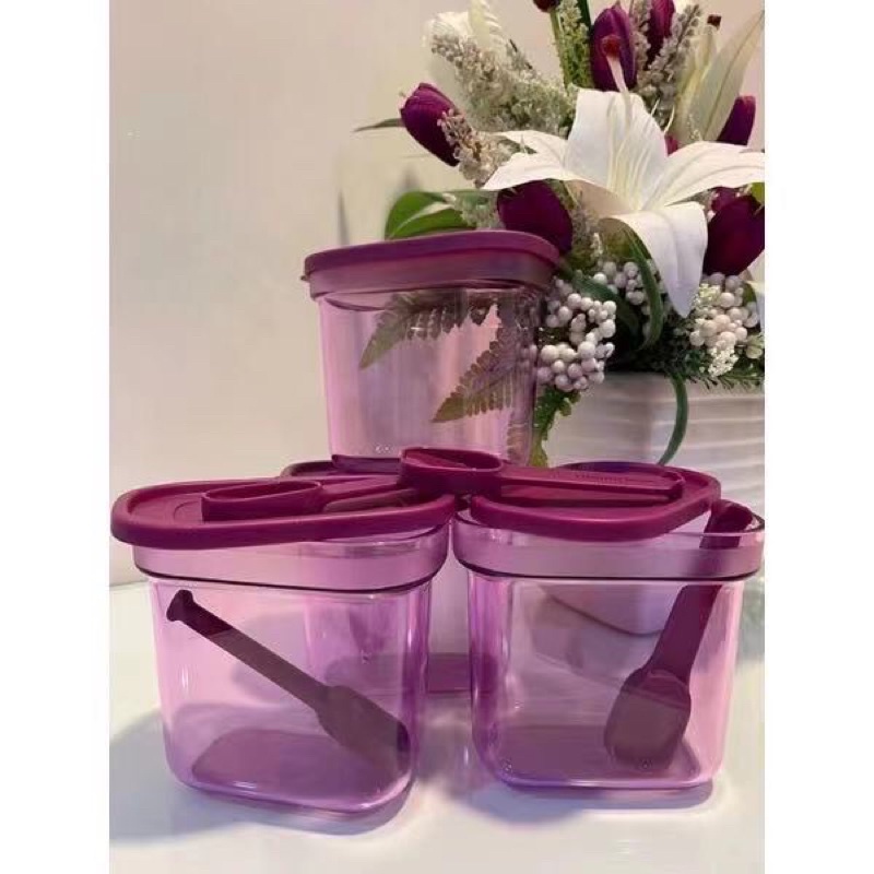 READY STOCK ORIGINAL 100% Tupperware Umami Collection 500ml + FREE ...