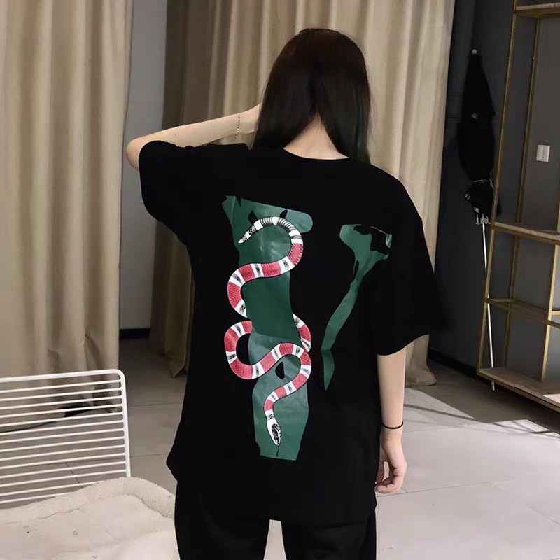 Top notch VLONE FRIENDS SNAKE Hype Streetwear Comfortable Couple Tee